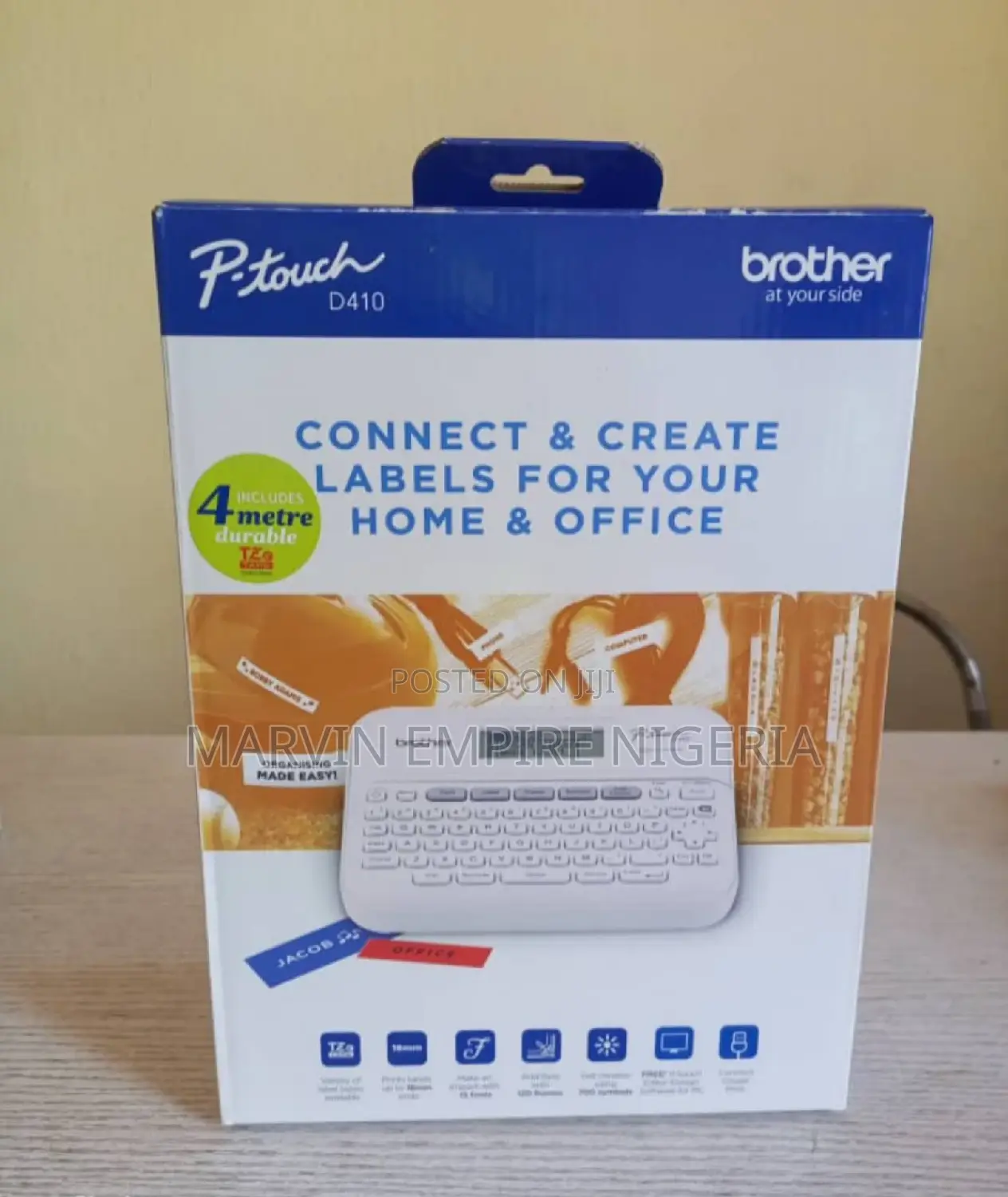 Brother P-Touch PT-D410 Home/Office Advanced Label Maker TZE