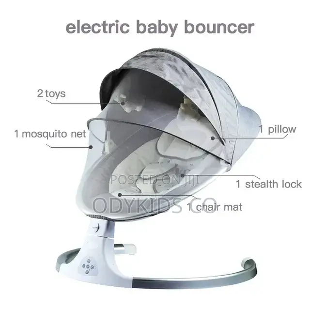 0-12 Months Baby Rocker Bouncer Newborn Auto Bed Durable