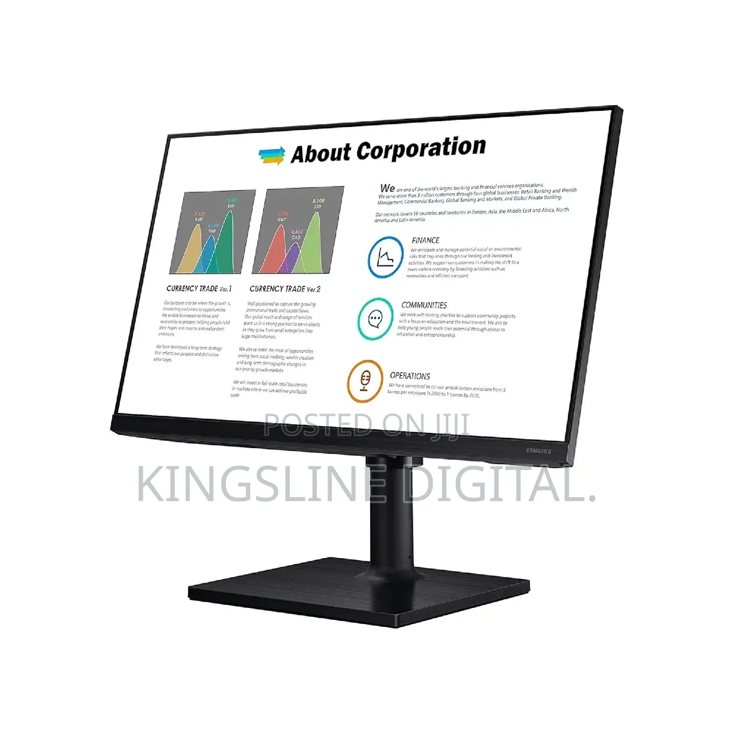 SAMSUNG 27-Inch FHD 1080p Computer Monitor, 75hz, IPS Panel