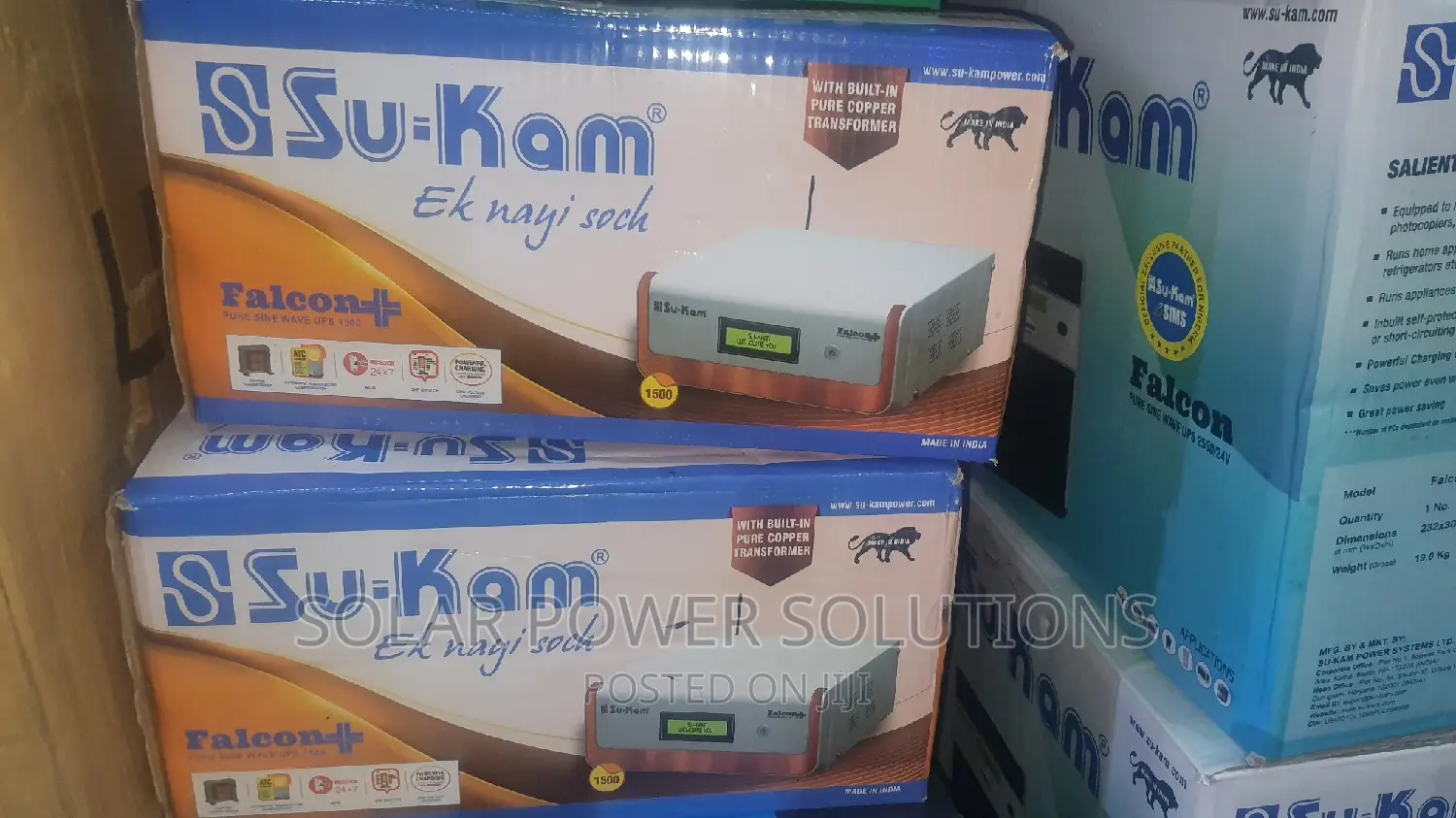 Sukam Falcon Inverter 1.5kva 12v