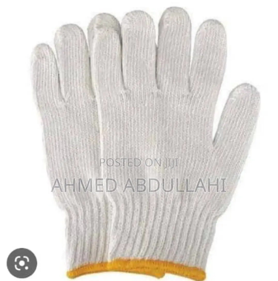 White Cotton Hand Gloves