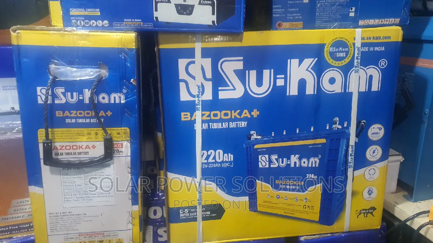 Sukam Tubular Battery 12v220ah