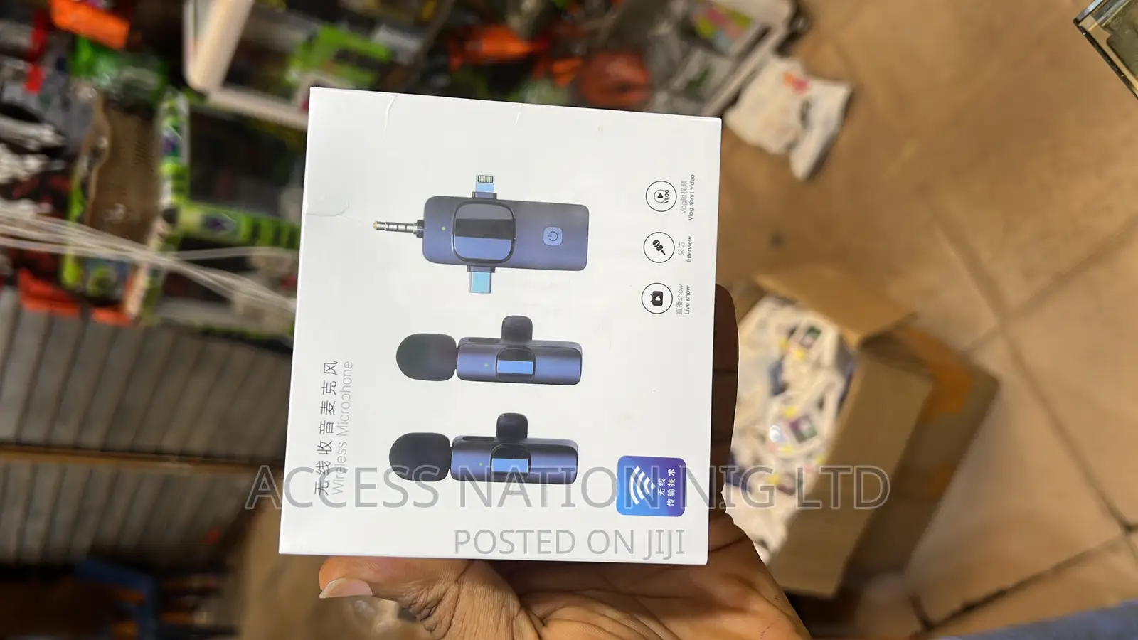 Hot Portable 3in1 Wirelessmicrophone Noise Cancellation