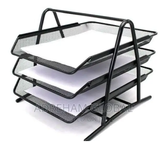 3 Tier Iron Document Tray.