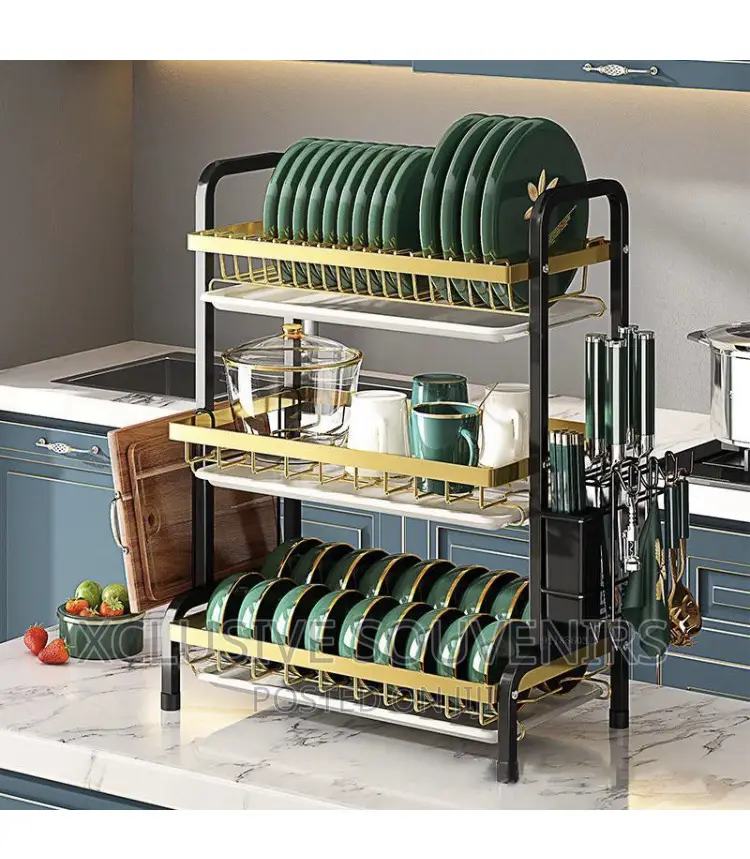 3layer Multifunctional Dish Drying Rack