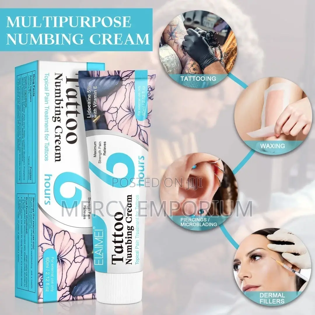 Numbing Cream for Tattoos, Micro-Needling, Microblogging