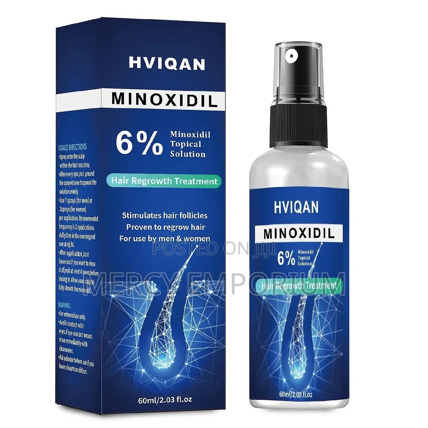 6% Minoxidil Extra Strength Beard Hair Growth Serum