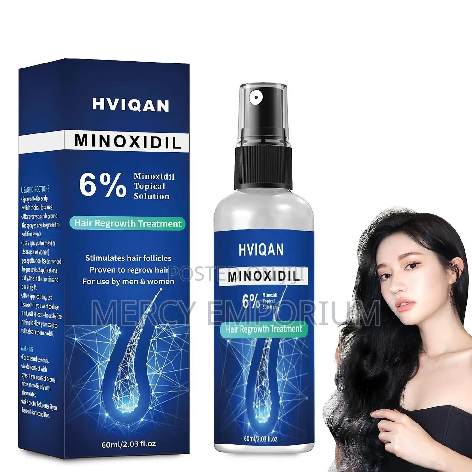 6% Minoxidil Extra Strength Beard Hair Growth Serum