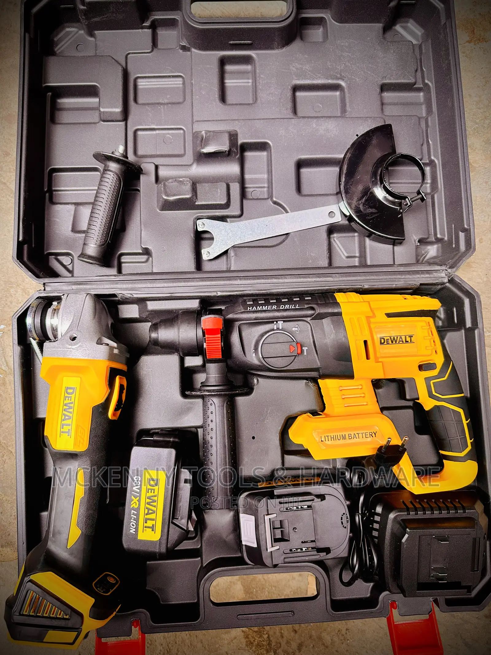 Dewalt Cordless Lithium Batteries Grinder X Rotary Hammer
