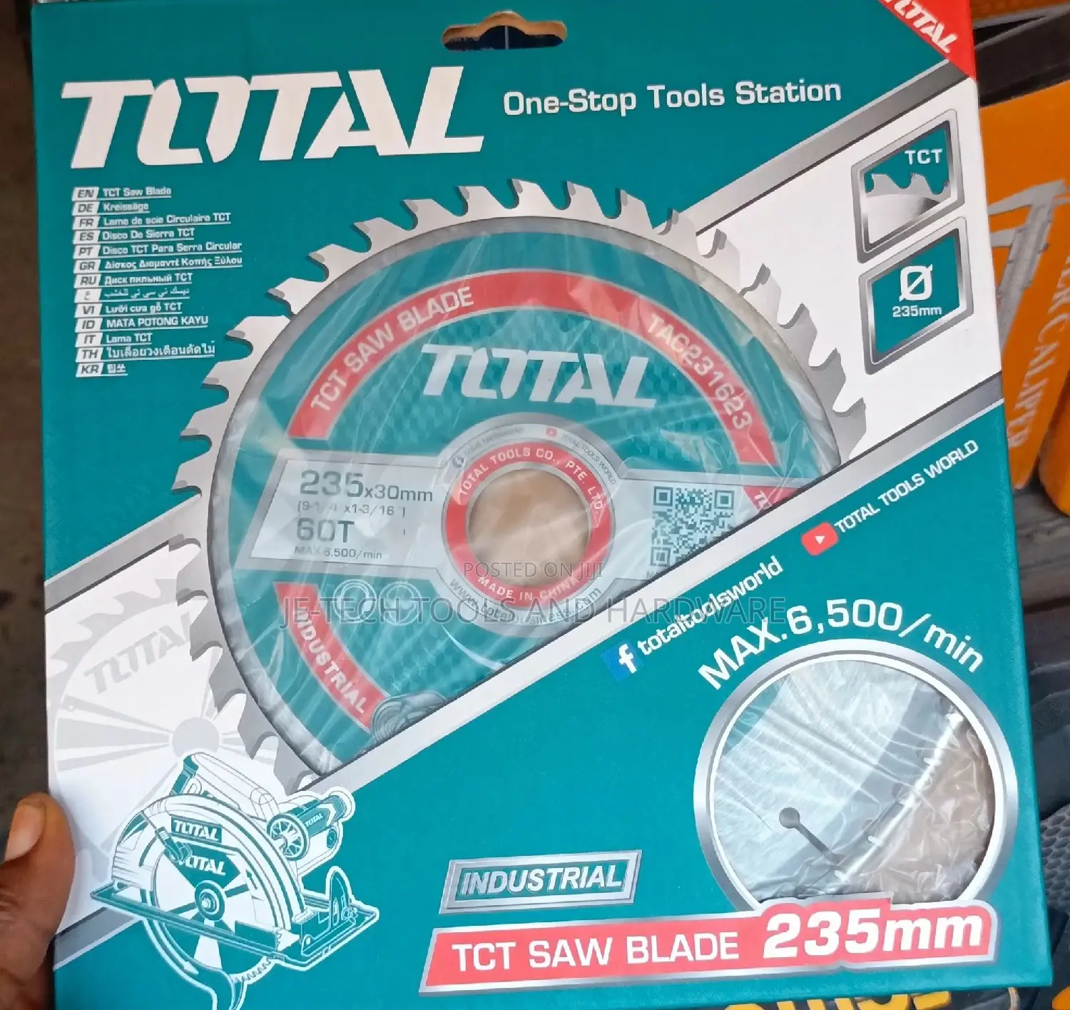 Total TCT Saw Blade 60T and All Other Size
