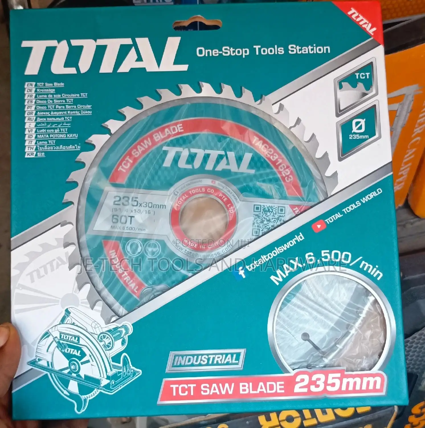 Total TCT Saw Blade 60T and All Other Size