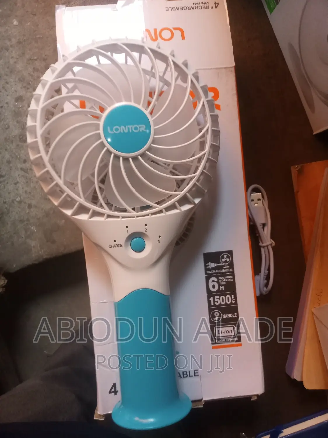 Lontor 1500mah Quality Hand Fan