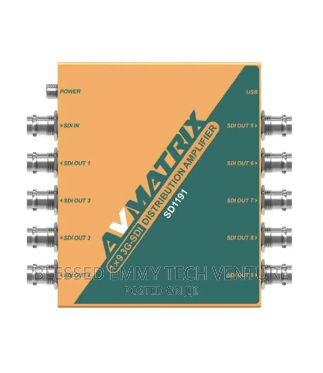 1x9 3g-Sdi Reclocking Distribution Amplifier