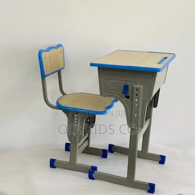 Large School Desk Wood Middle School Desks and Chairs Set