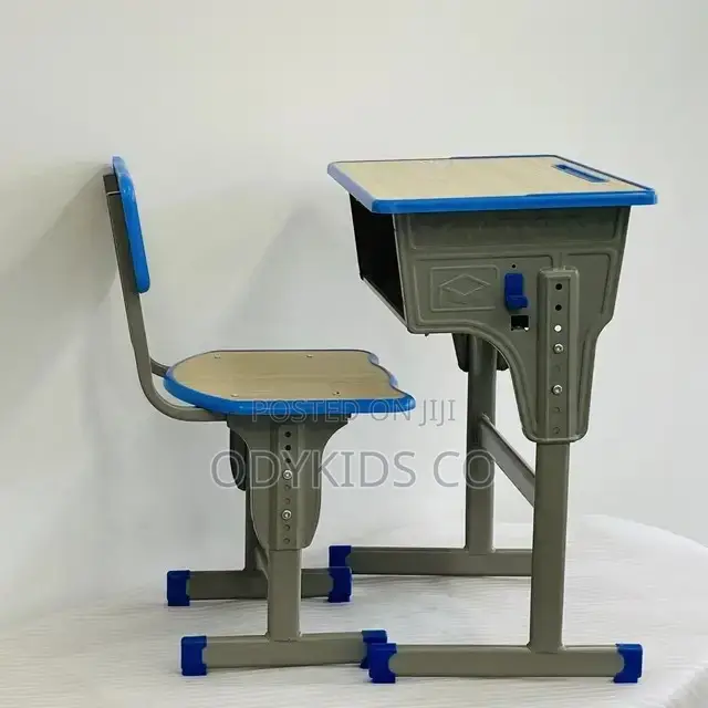 Large School Desk Wood Middle School Desks and Chairs Set