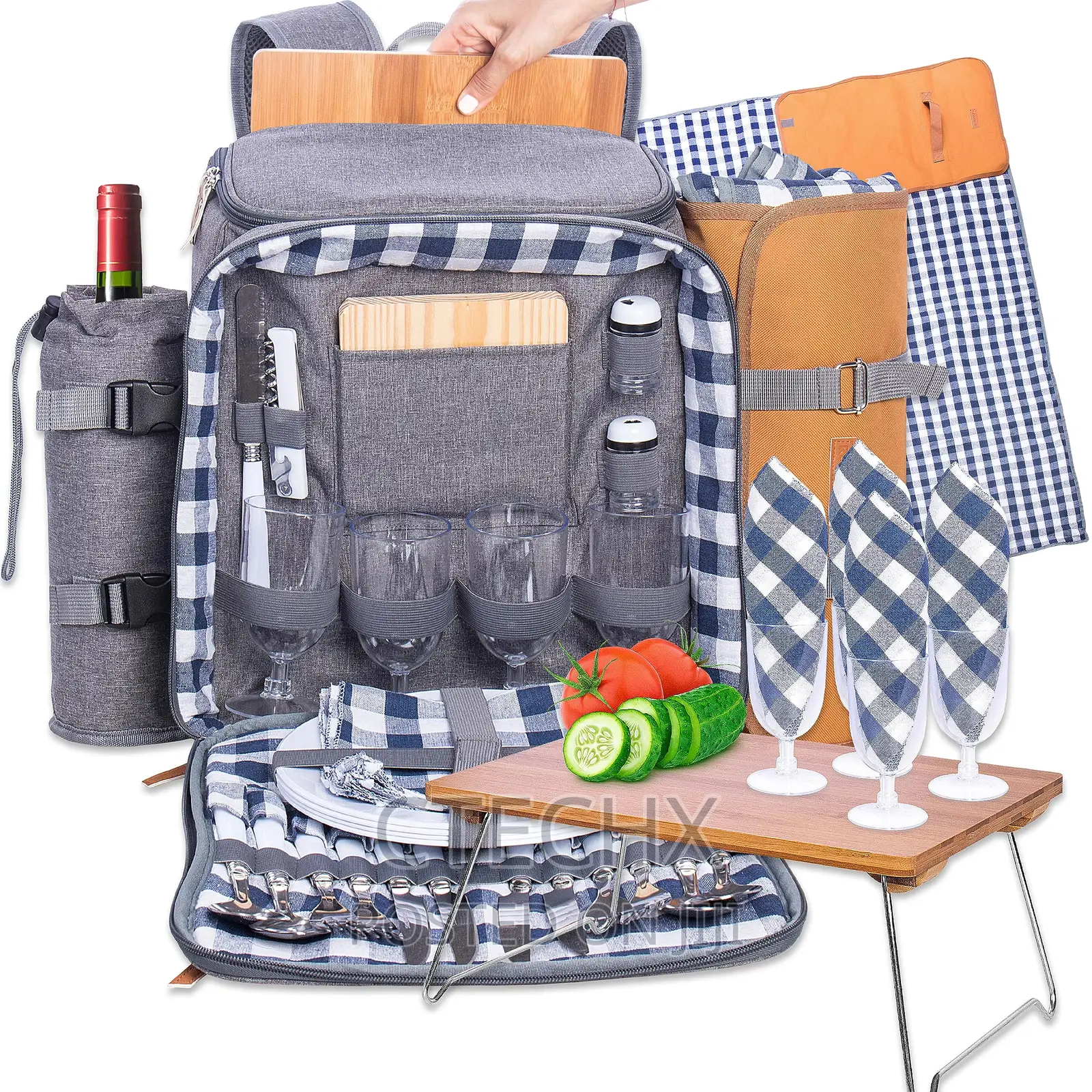 Romalis Insulated Picnic Cooler Backpack,