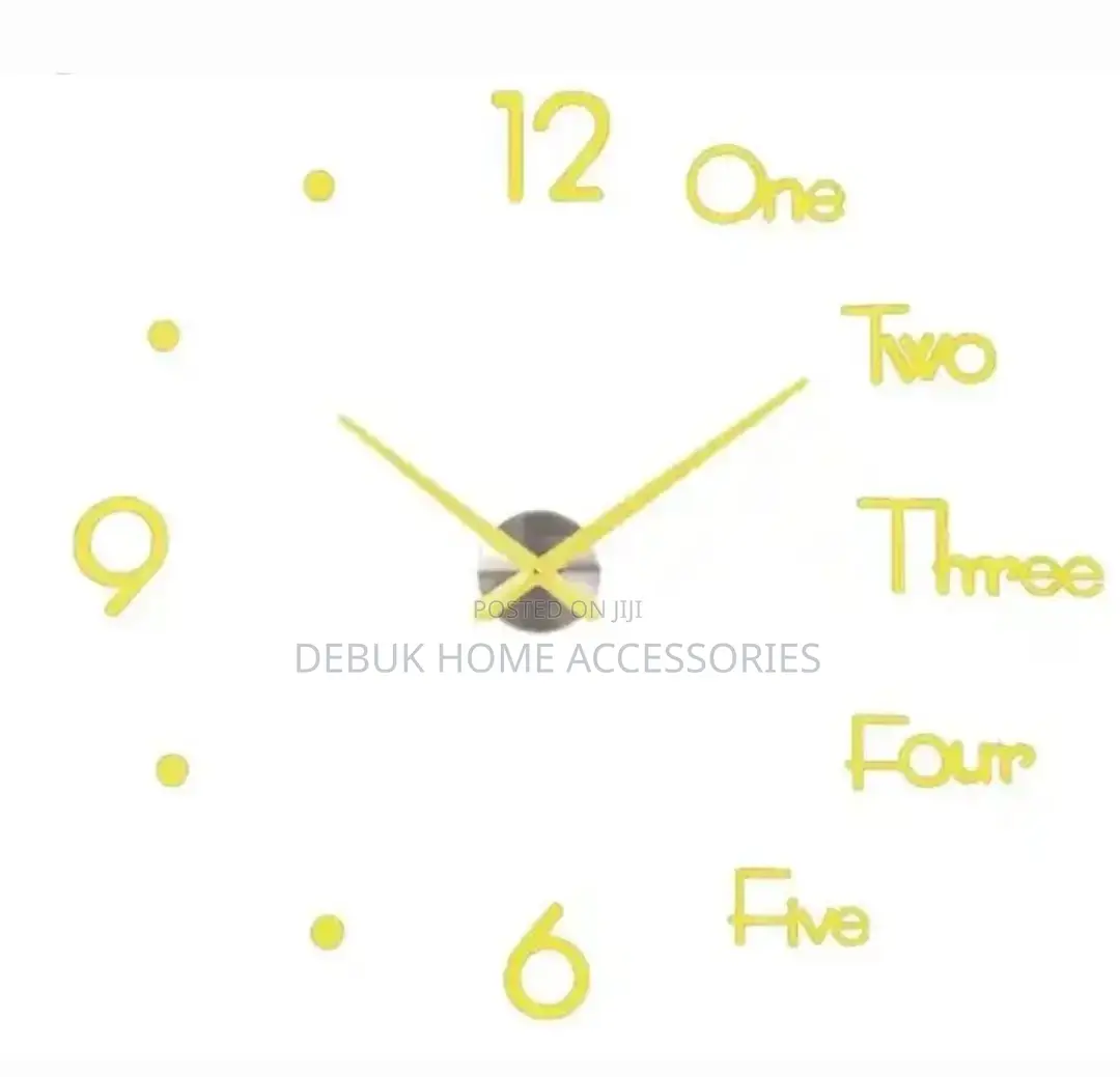 120cm Diy 3d Clock (Big Size )