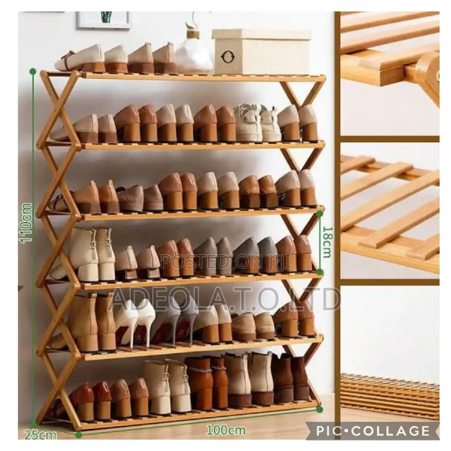 Wooden Shoe Rack