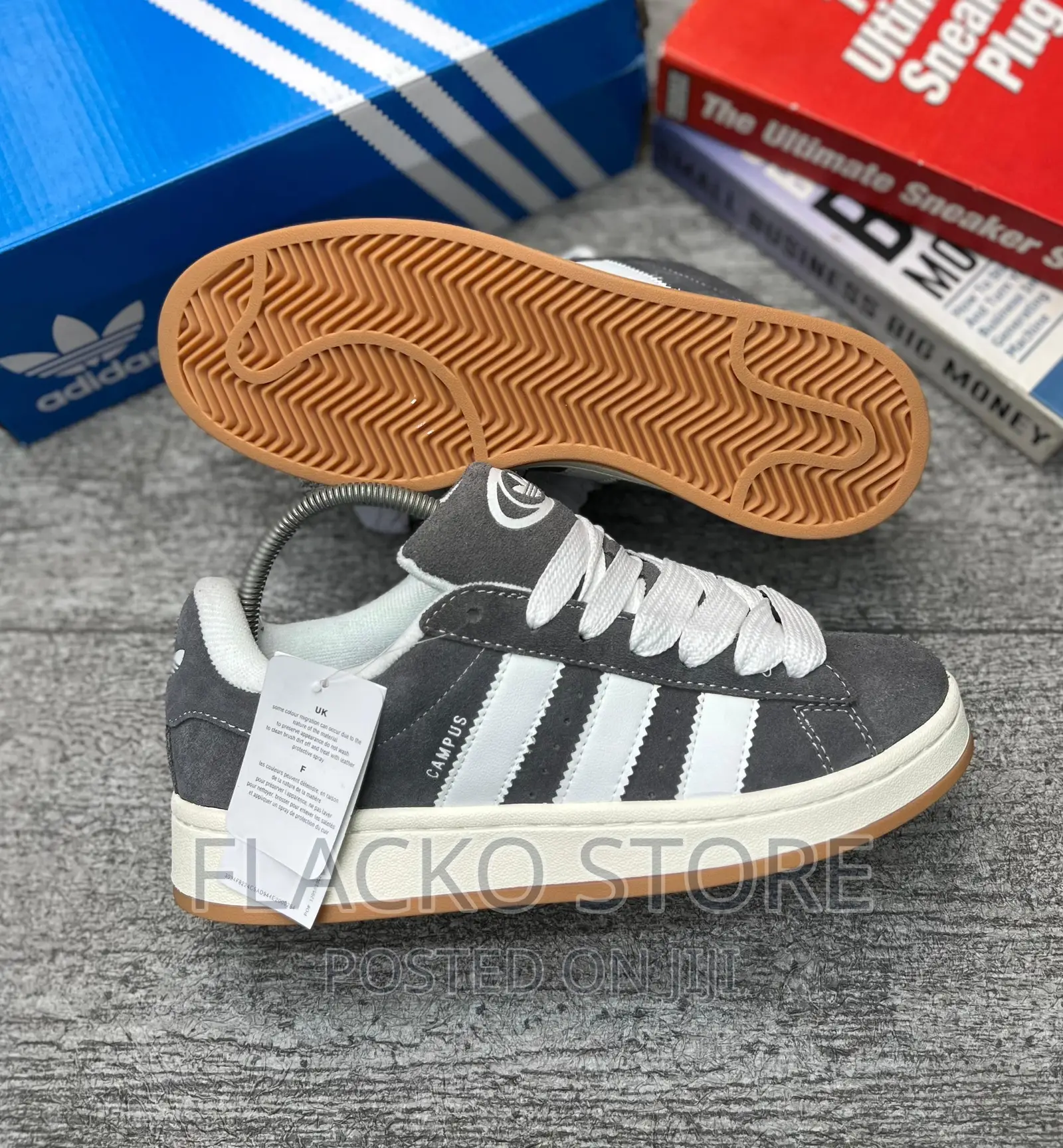 Original Adidas Campus Low Grey Sneakers