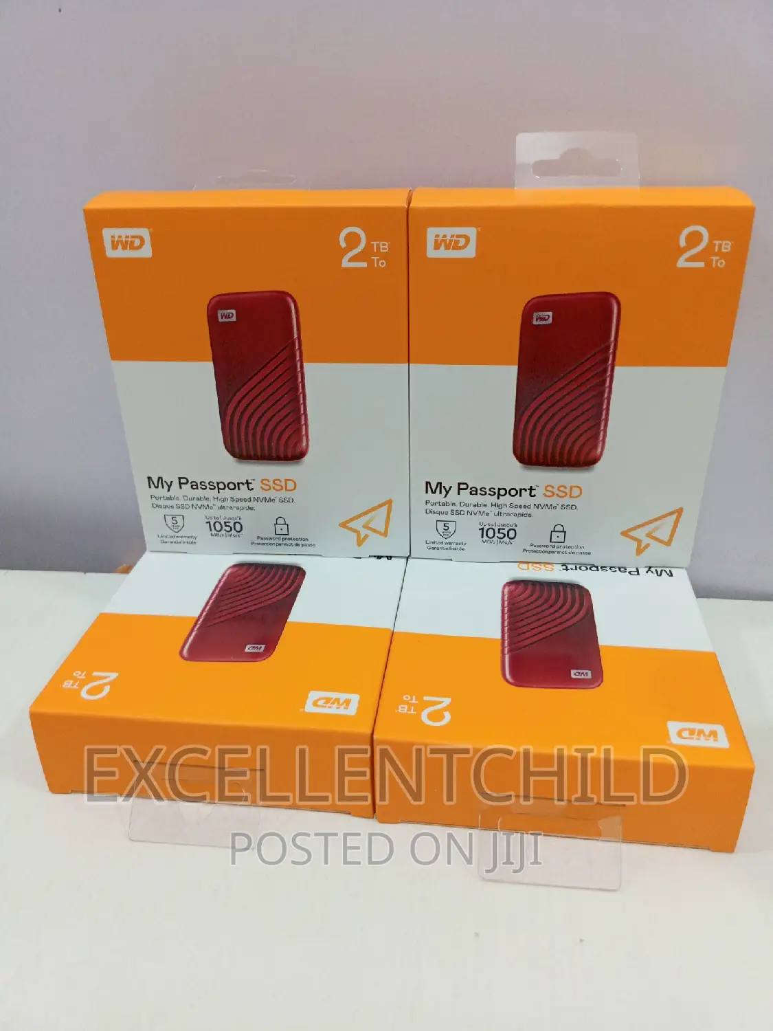 Wd My Passport 2tb Portable Ssd Upto 1050 Mb/S