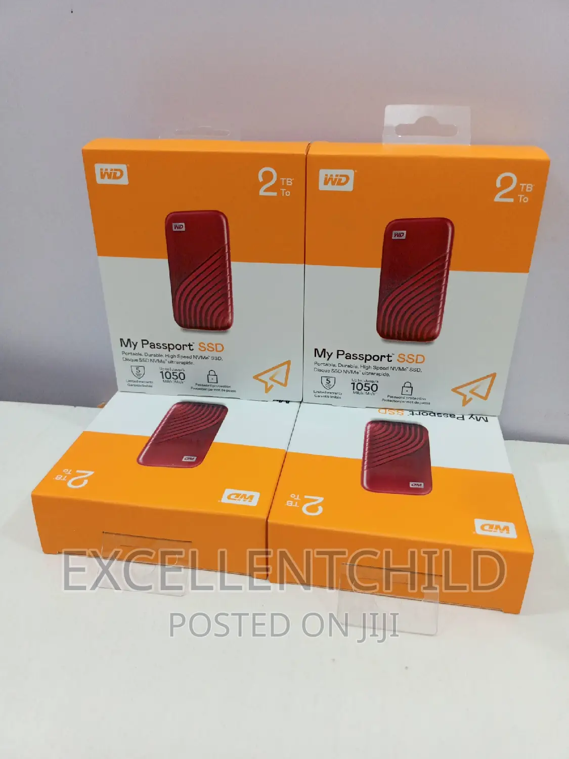 Wd My Passport 2tb Portable Ssd Upto 1050 Mb/S