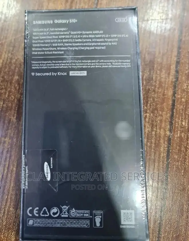 New Samsung Galaxy S10 Plus 128 GB Black
