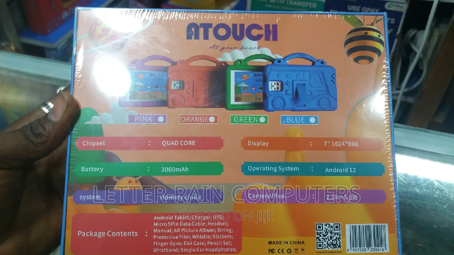Kd 53 Atouch 8gbram 256rom Kid's Tablets