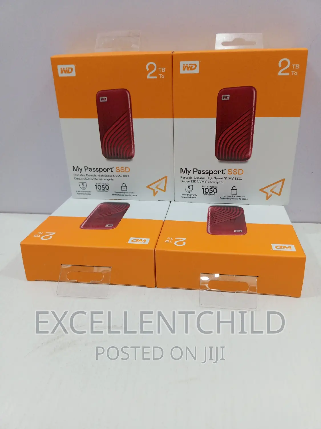 Wd My Passport 2tb Portable Ssd Upto 1050 Mb/S