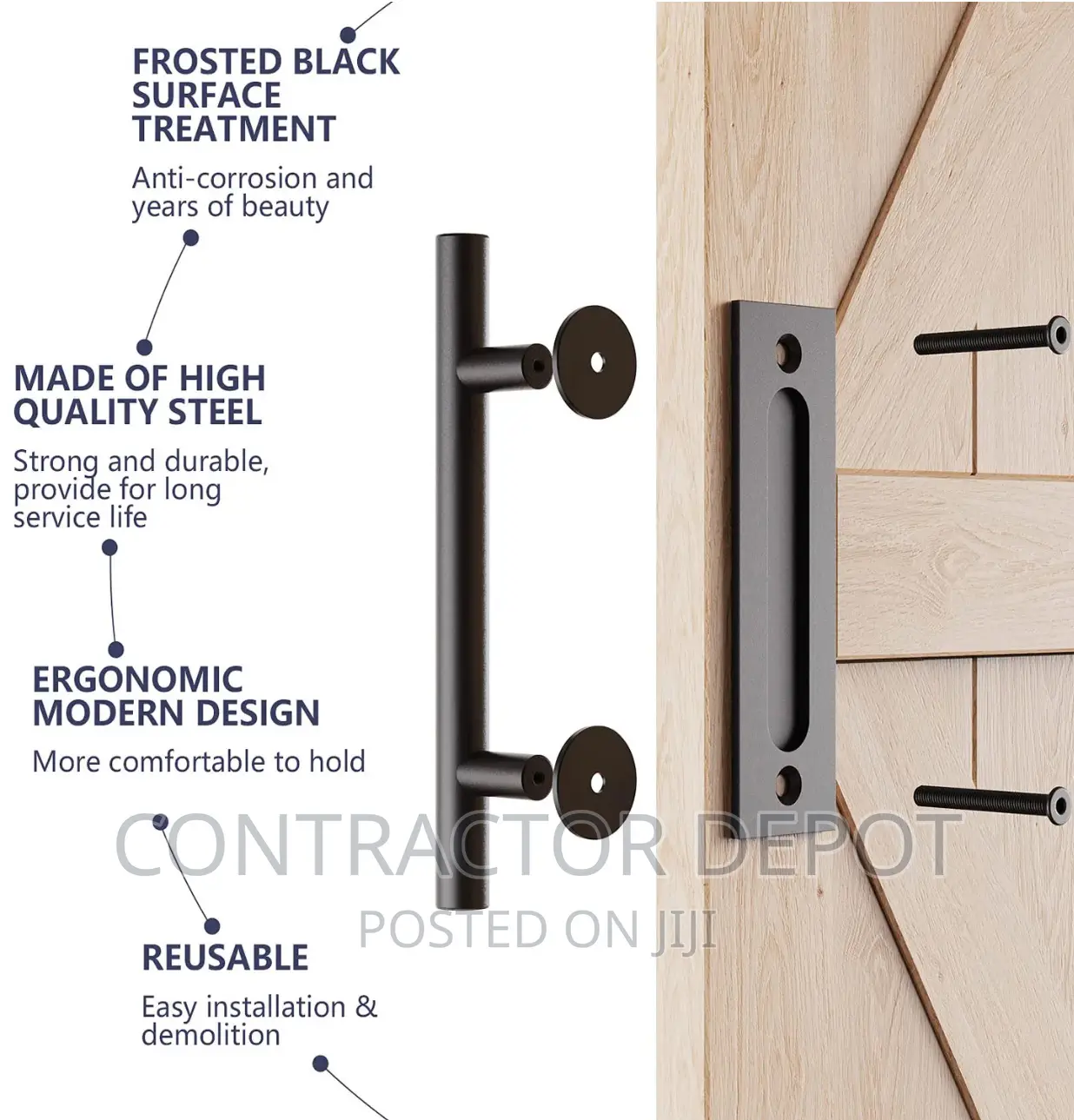Stainless Steel Sliding Door Handle Sliding Barn Door Handle