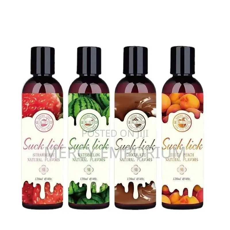 Edible Lubricants for Oral Sex Pleasure. For Sucking-Licking
