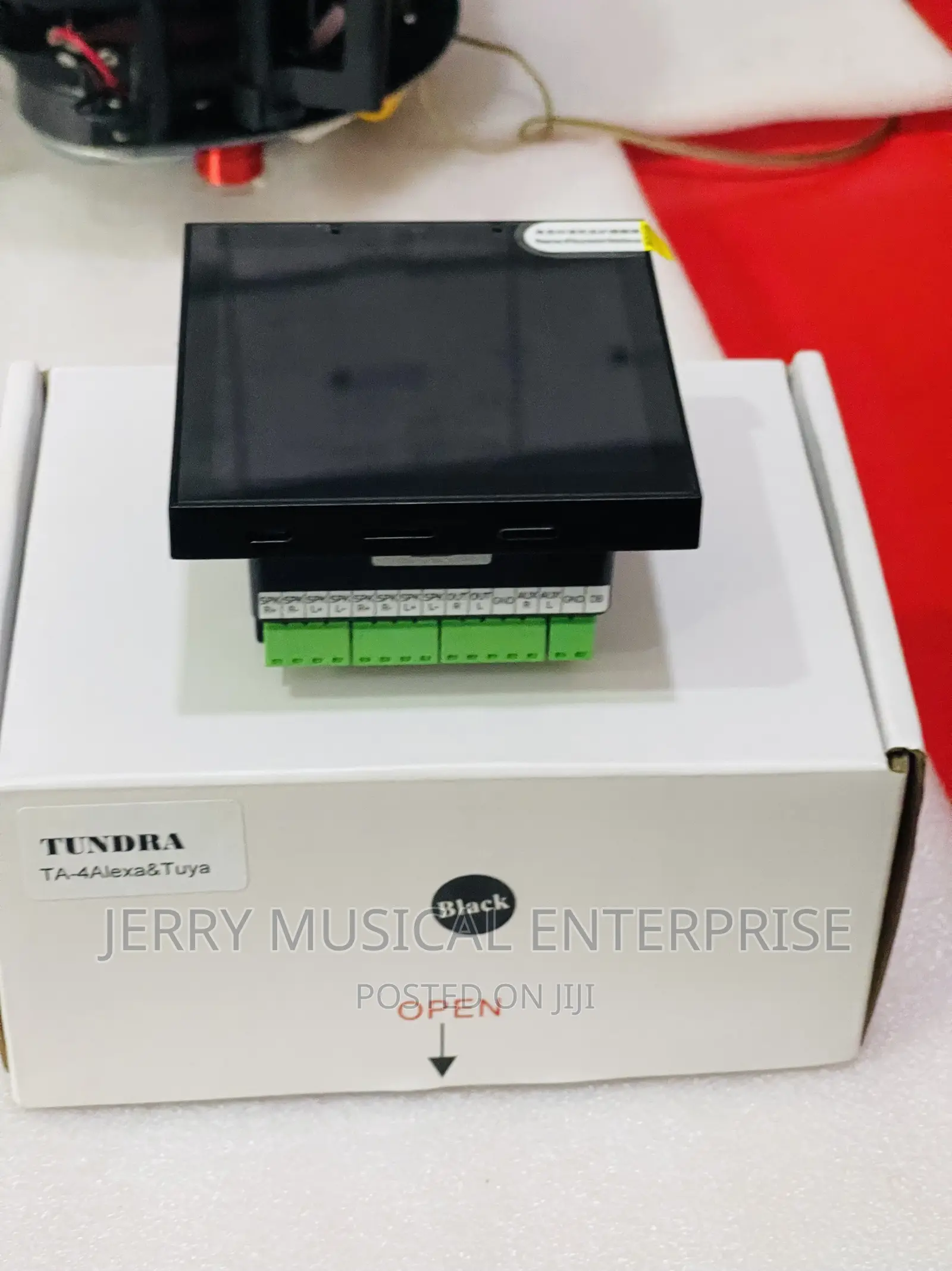 Tuya/Alexa 4inches in Wall Amplifier Black