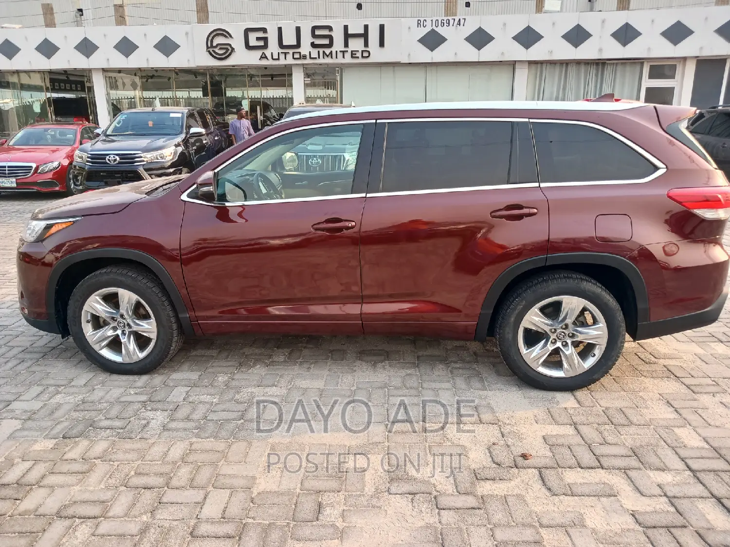 Toyota Highlander Limited 4x2 V6 (3.5L 6cyl 8A) 2018 Burgundy