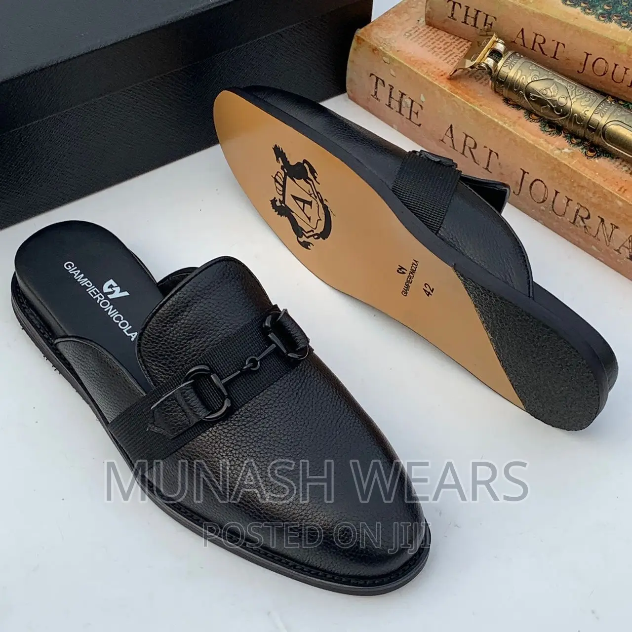 Italian Leather Half Shoe 2024 Design