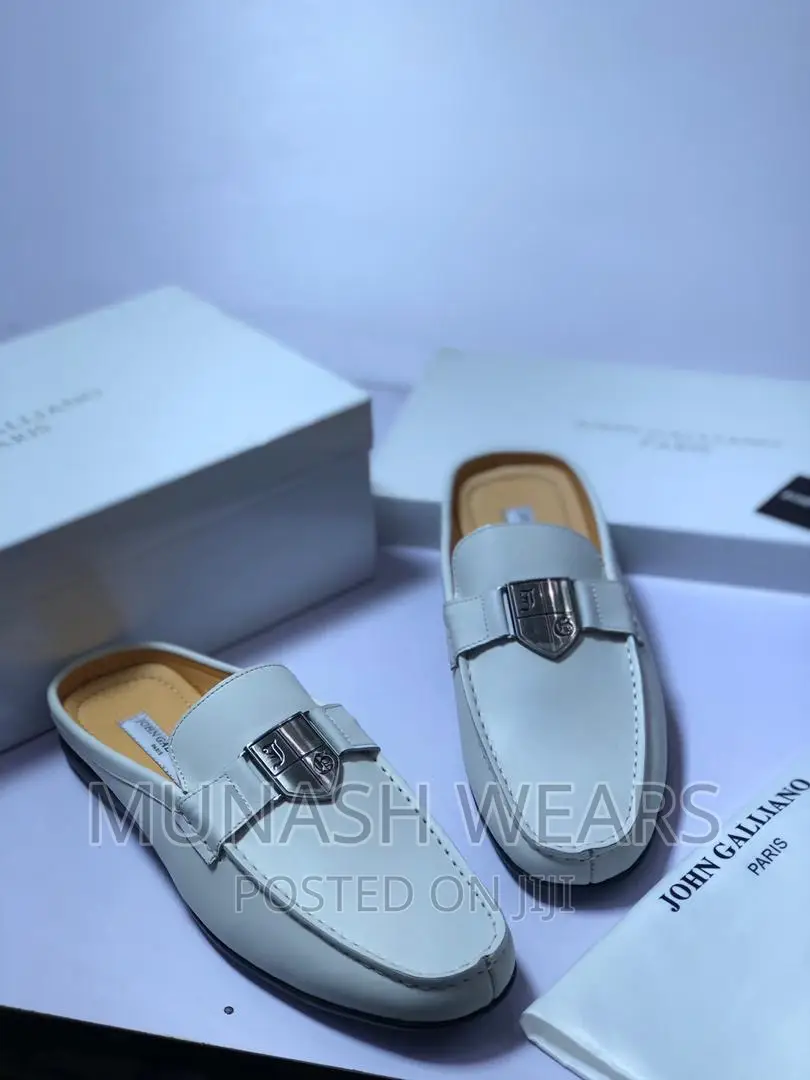 John Galliano Leather Half Shoe