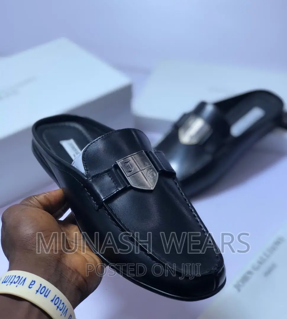 John Galliano Leather Half Shoe