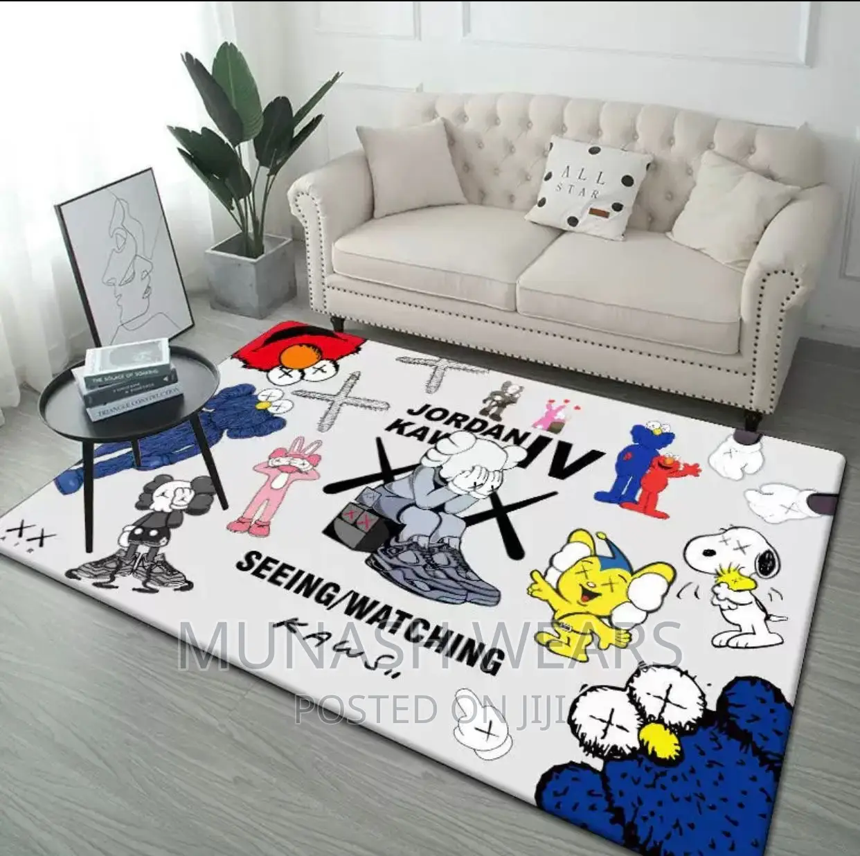 KAWS Luxury Center Rugs