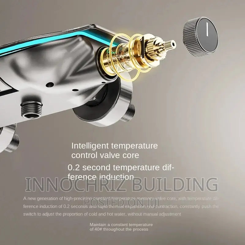 Temperature Display Shower