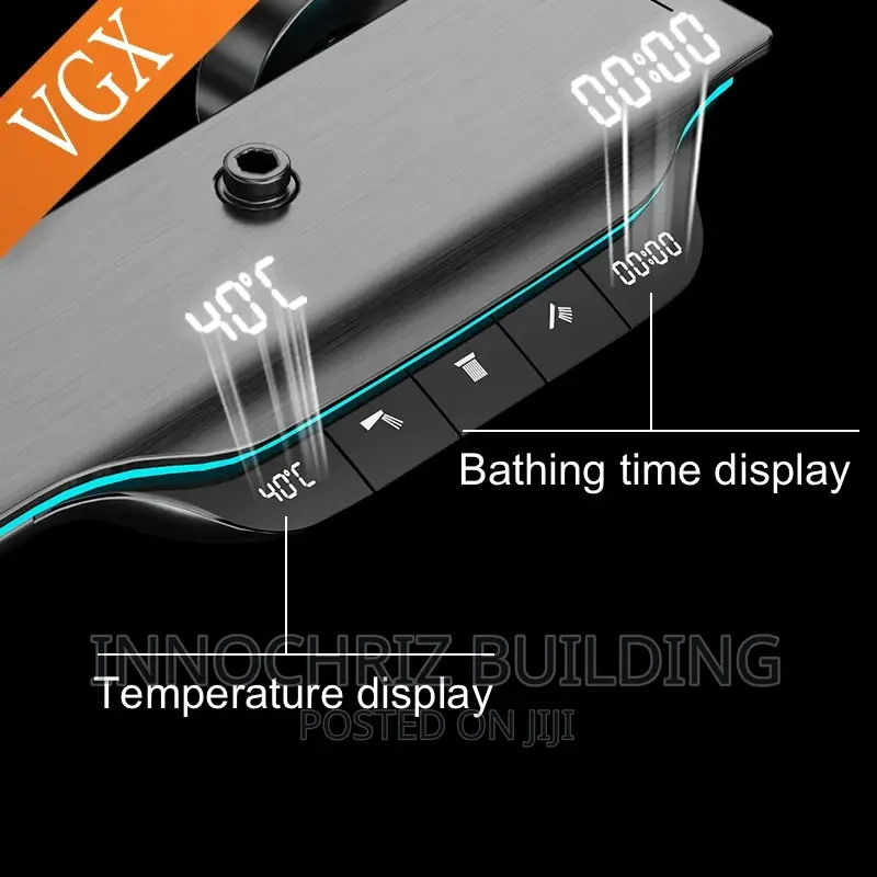 Temperature Display Shower