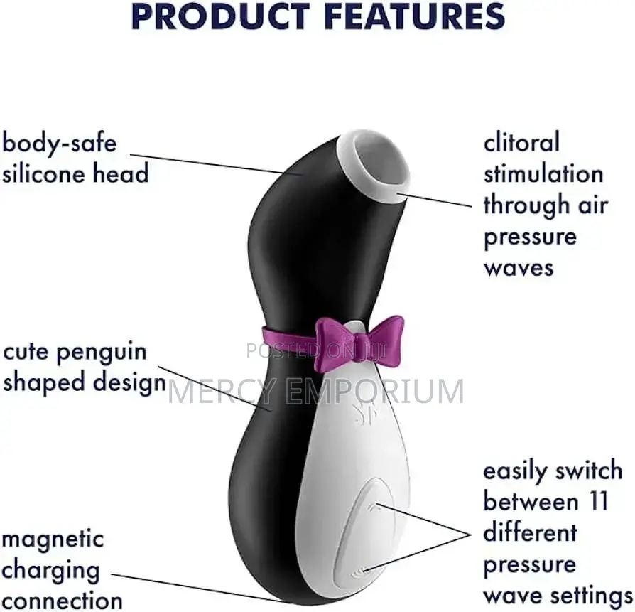 Satisfyer Penguin Clitoris Nipple Intense Sucker.