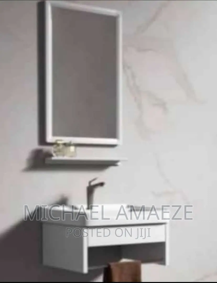 Bathroom Cabinet Wall Hung With Mirror