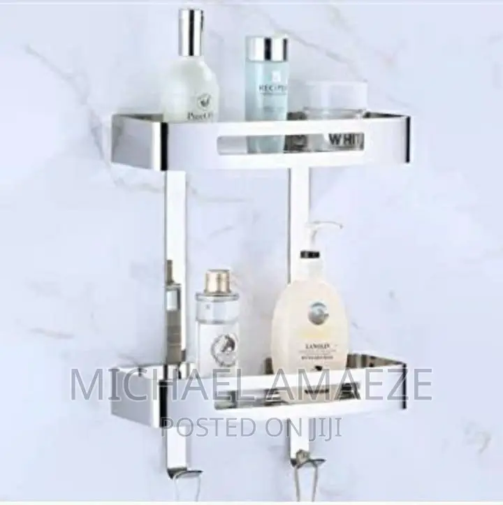 Gold Corner Shelf for Bathroom