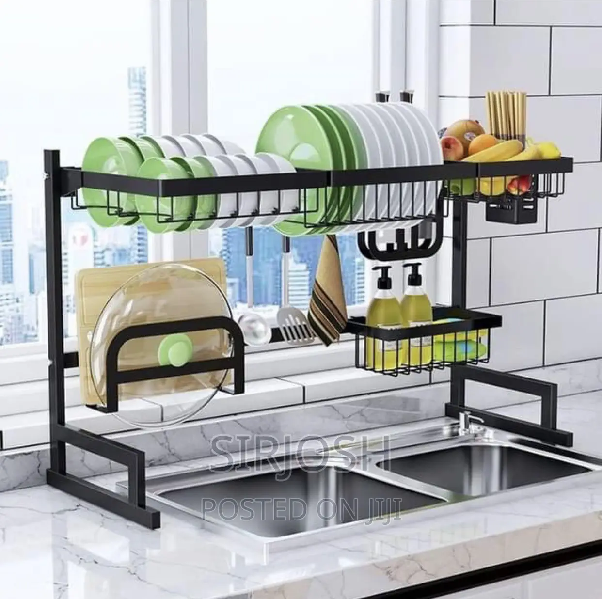 Over the Sink Plate Racks
