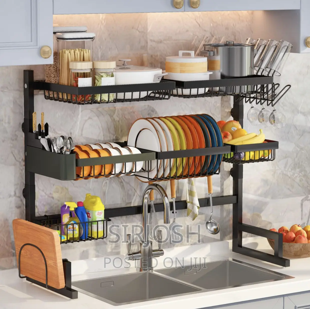 Over the Sink Plate Racks