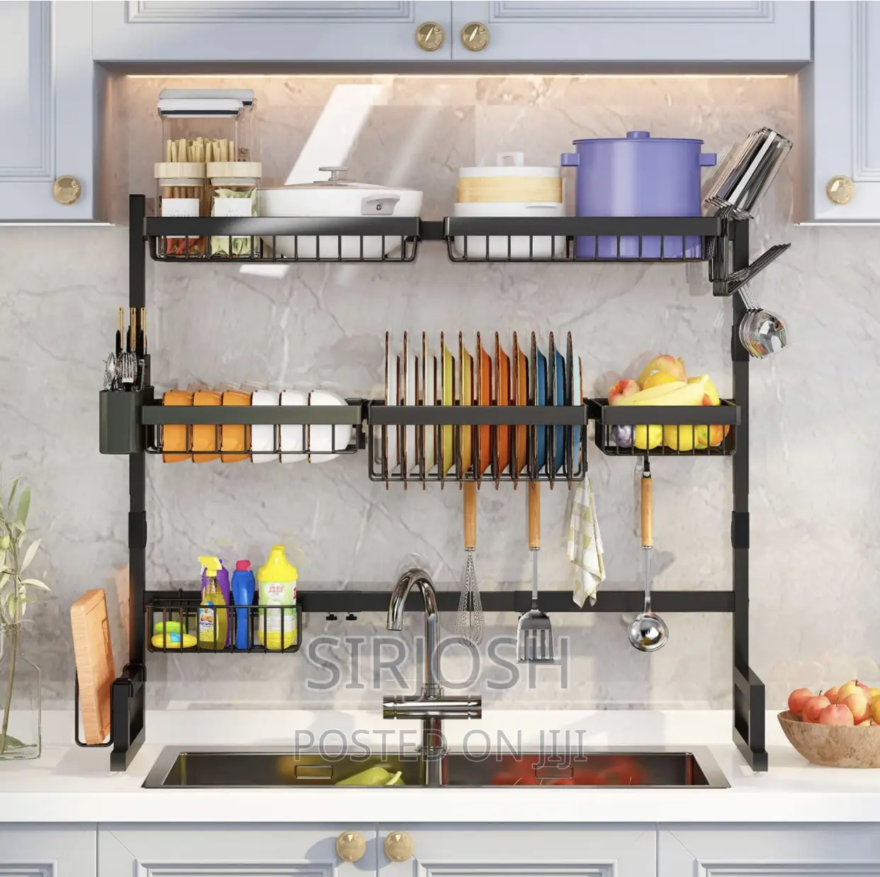 Over the Sink Plate Racks
