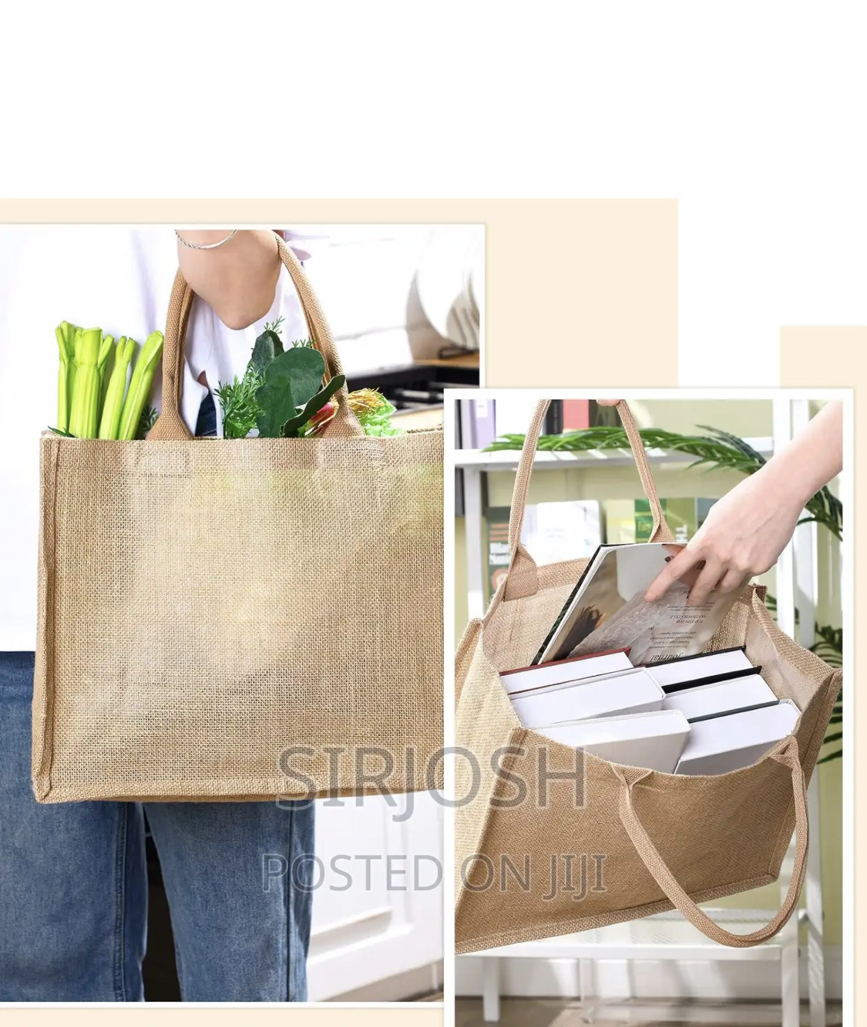 Big Size Jute Tote Bags