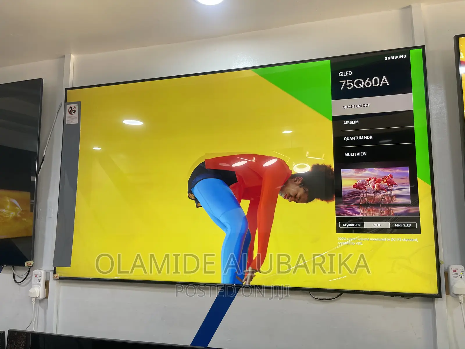 SAMSUNG 75” Class Q60A Quantum HDR Smart TV (2021 Model)
