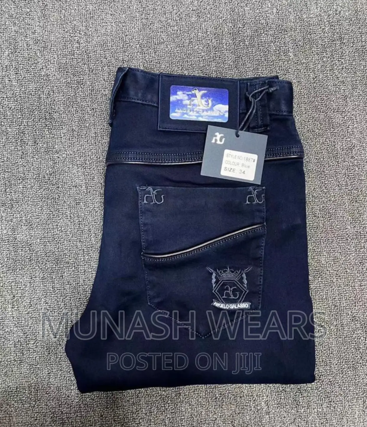 Original Angello Gallaso Italian Jean
