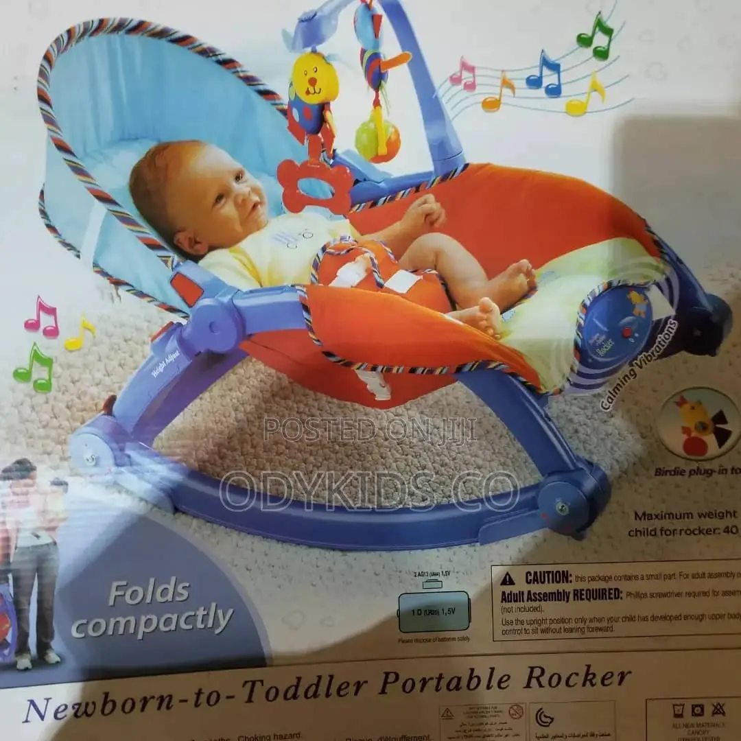 Infant To Toddler Vibrating Portable Baby Bouncer Rocker