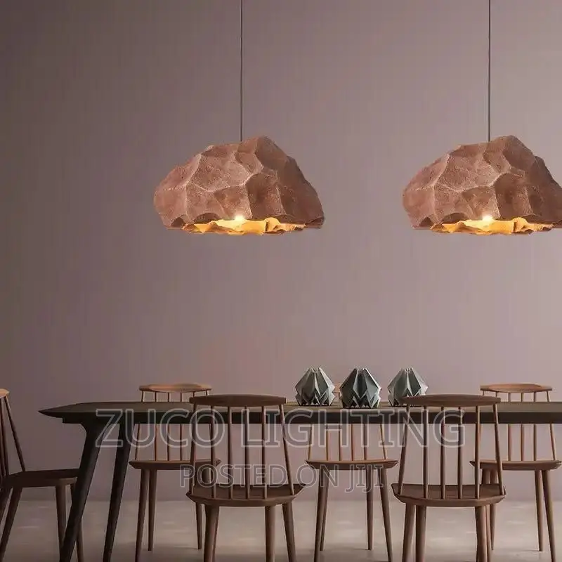 Designer's Creative Rock Texture Chandelier Quiet Style Pers