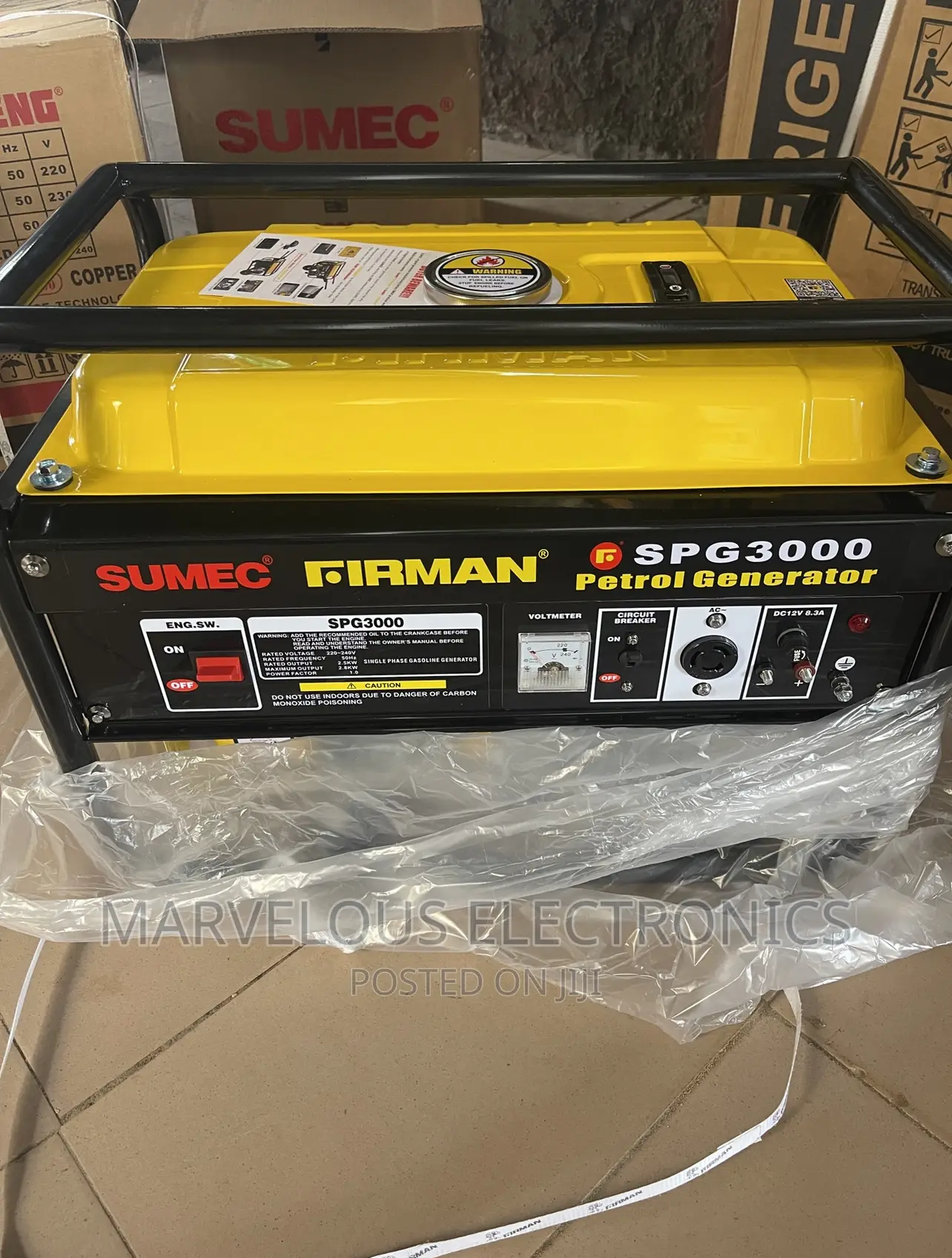 Brand New Fireman Generator Full Copper Coil Engine